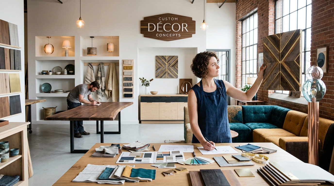 Custom event décor installation